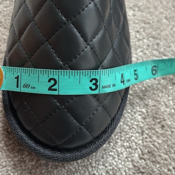 Vegan Leather Comfy cozy fur lined ankle bootie Sz 9 - Picture 10 of 16